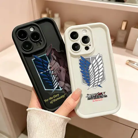Attack On Titan Wings Of Liberty Phone Case For iPhone 18 17 16 15 14 13 12 11 Pro Max Mini 7 8 6 Plus XR XS SE 2020 2022 Cover