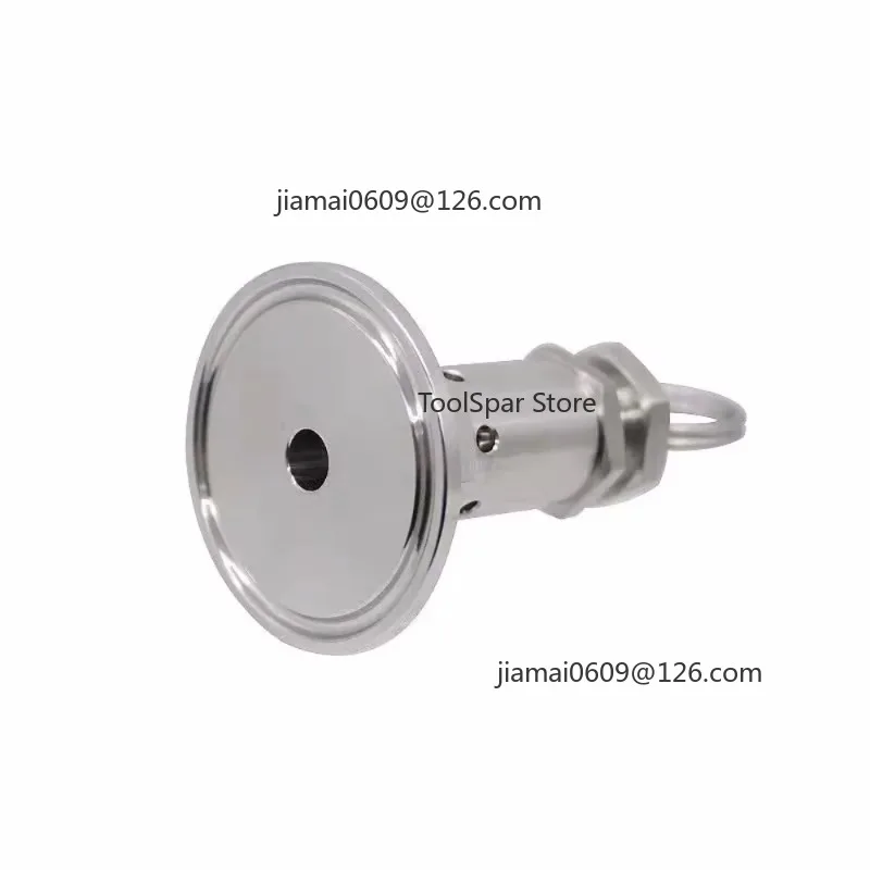 OD64mm SS304 Fermentation Tank Exhaust Valve, Tri-Clamp Automatic Pressure Relief Safety Valve