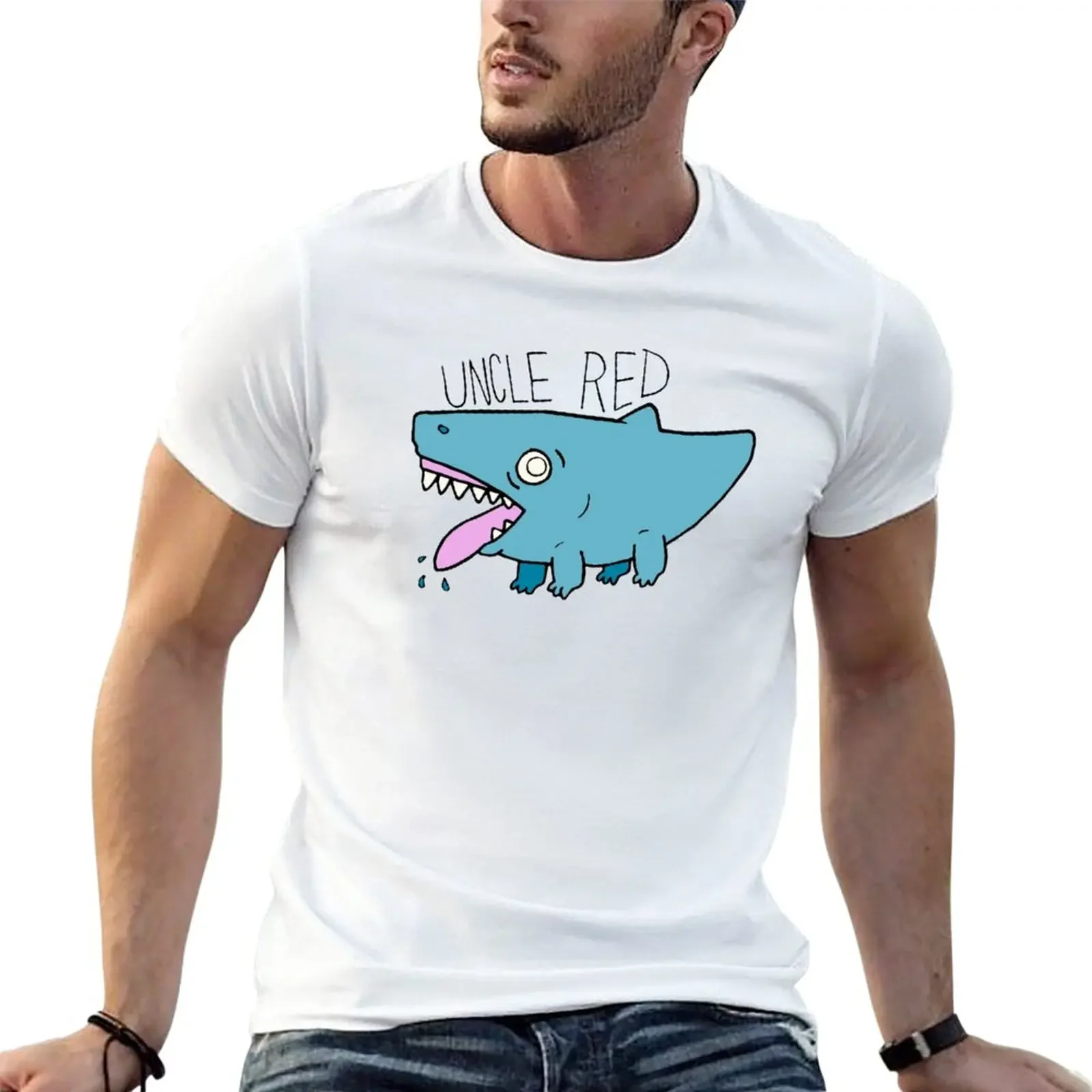 Land Shark T-Shirt for a boy customs design your own korean fashion Short sleeve tee men