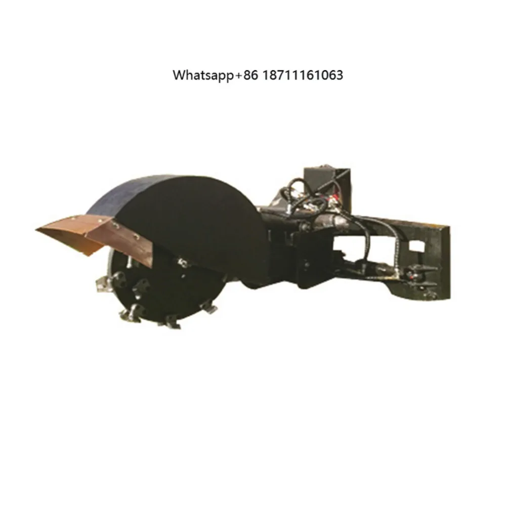 Stump Grinder of Skid Steer Loader Attachments Chinese Manufacturer Excavator Stump Grinder for Removing Large Tree Stumps