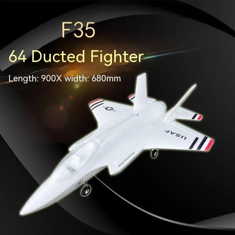 F35 64mm Bypass 3800kv Epo Aircraft model Remote control aircraft Adult fighter modified aerobatic fixed wing outdoor toy