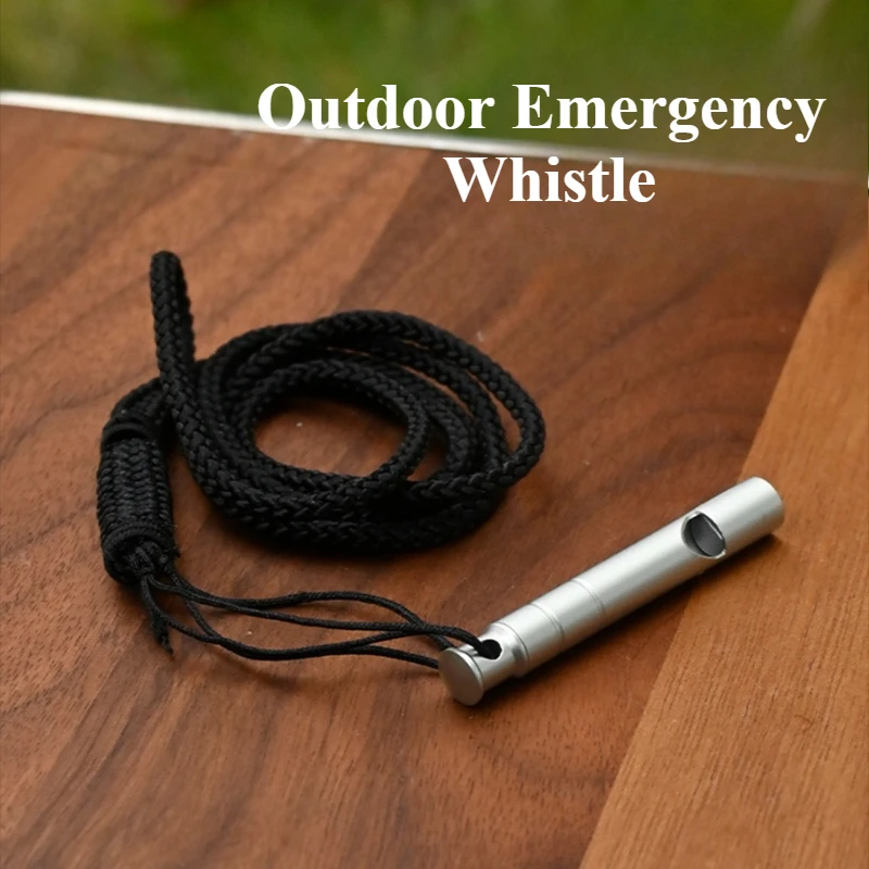 1pc Outdoor Emergency Whistle Survival Safety MINI Whistle EDC Whistle Necklace Hiking Camping Trip Explore Survival