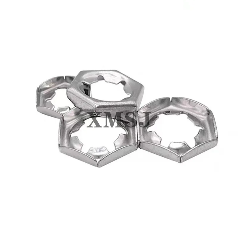 304 Stainless Steel GB805 Buckle Nut Lock Nut DIN7967 Stamped self-locking nut M6-M24