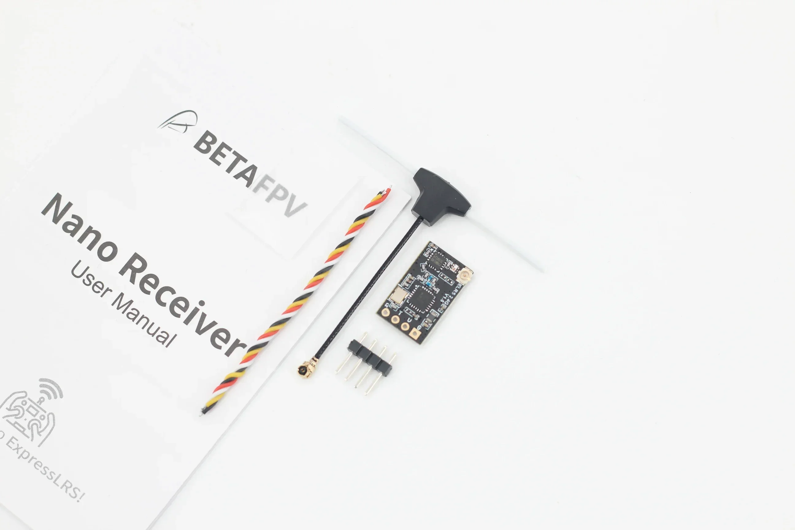 BETAFPV ELRS Nano-Empfänger ExpressLRS 2,4 G / 915 MHz / 868 MHz Nano RX Long Range Receiver für FPV Long Range Racing Drone