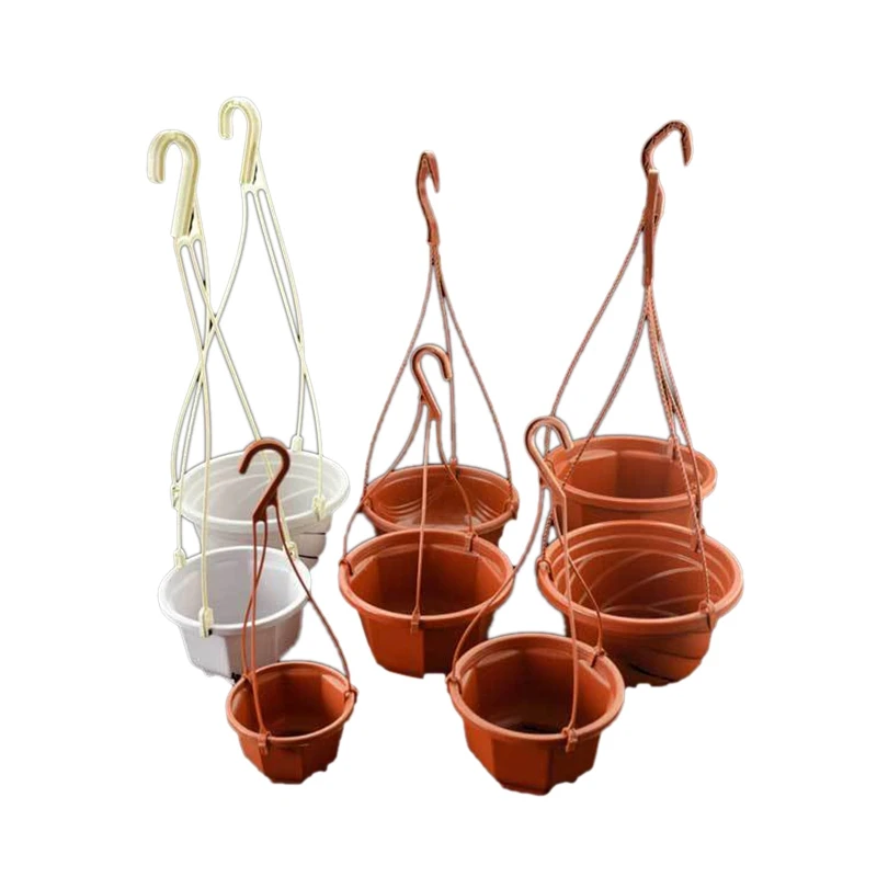 Plastic Flower Pot Hanger Plant Pot Hanging Holder Garden Planter Hooks  Home Hanging Basket Balcony Decor 24/36cm Wholesale - AliExpress 15