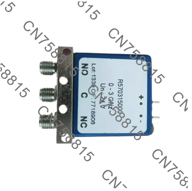 

Wireless Microwave Coaxial Single Throw Double Position Switch For Radiall R570315000 Model 3GHz 300W 24V