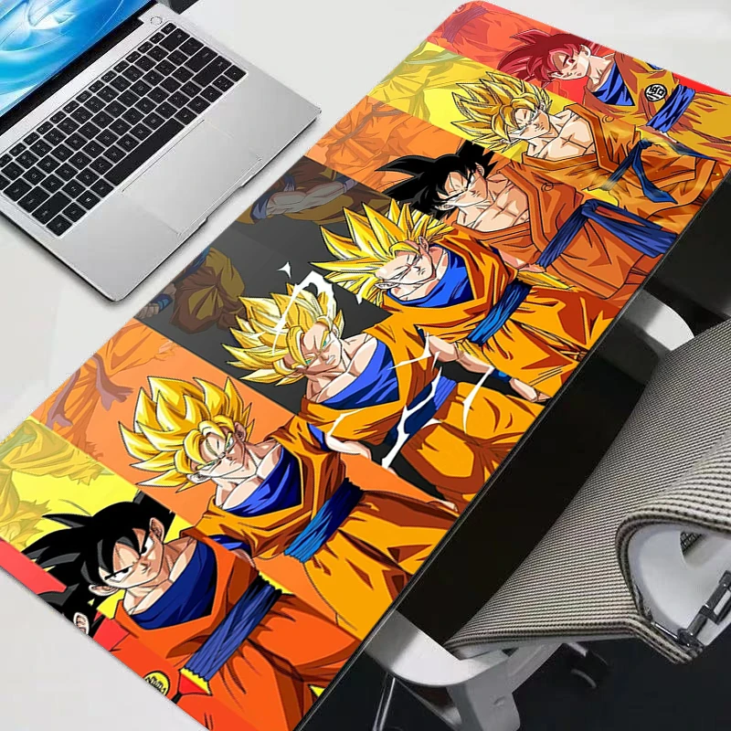 

Коврик для мыши Dragon Ball, прочный, большой, XL, с защитой от скольжения, игровые аксессуары, коврик для клавиатуры и мыши для компьютера, коврик для мыши для Csgo