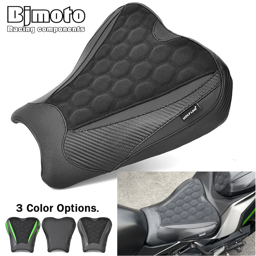 

Motorcycle Front Rider Cushion Solo Seat Pad For Kawasaki Ninja ZX4R ZX4RR ZX-4R ZX-4RR ZX 4R 4RR 2023 2024