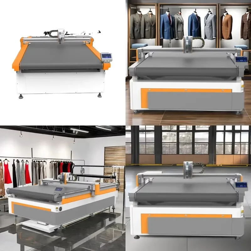 DAKE Fabric CNC Cutting Machine for Garments Automatic Layer Cutting Non-woven Material with Japan Servo Motor 11KW 3-Year
