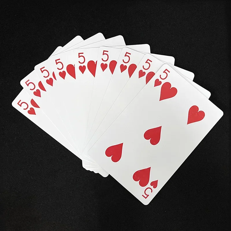 Jumbo Card Prediction Close up Magic Tricks Illusions Gimmick Easy To Do Beginner Magician Mentalism Magic Props Bar Trick Fun