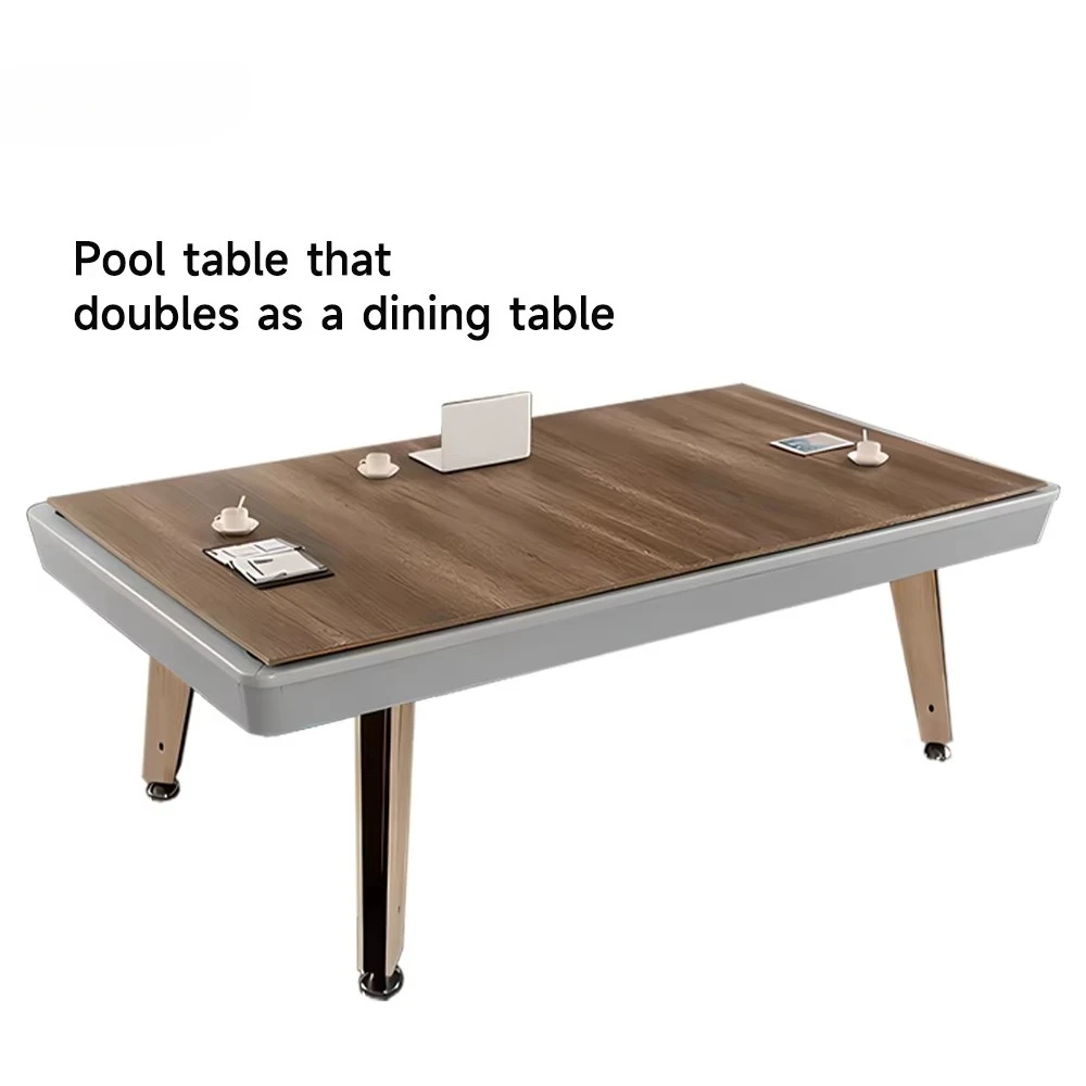 Multi-function Convertible Table 5'6'' 3 In 1 , Pool Game, Ping Pong Game, Dining Desk, Home Indoor Entertainment Furniture