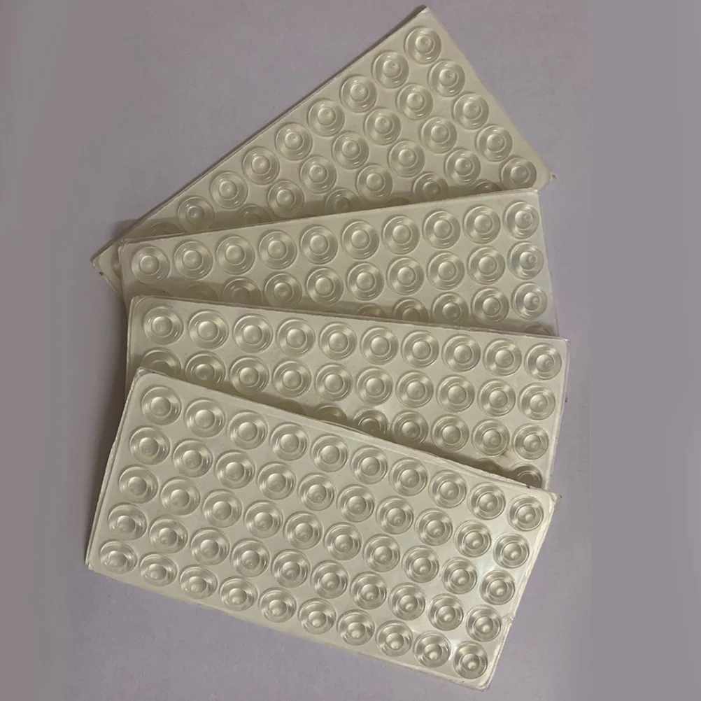 

100Pcs Door Bumper Silicone Noise Cancelling Self Adhesive Cabinet Drawer Damping Pad Crash Pad Anti Slam Furniture Accessories