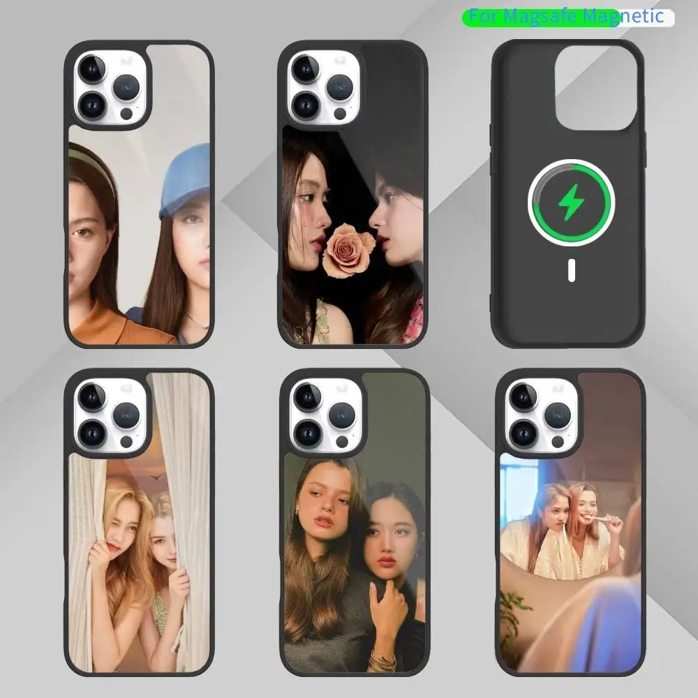 

F-Freen Sarocha F-Freenbecky Phone Case For iPhone 14,16,15,13,17,12,Plus,Pro,Max Magnetic For Magsafe Frosted Cover