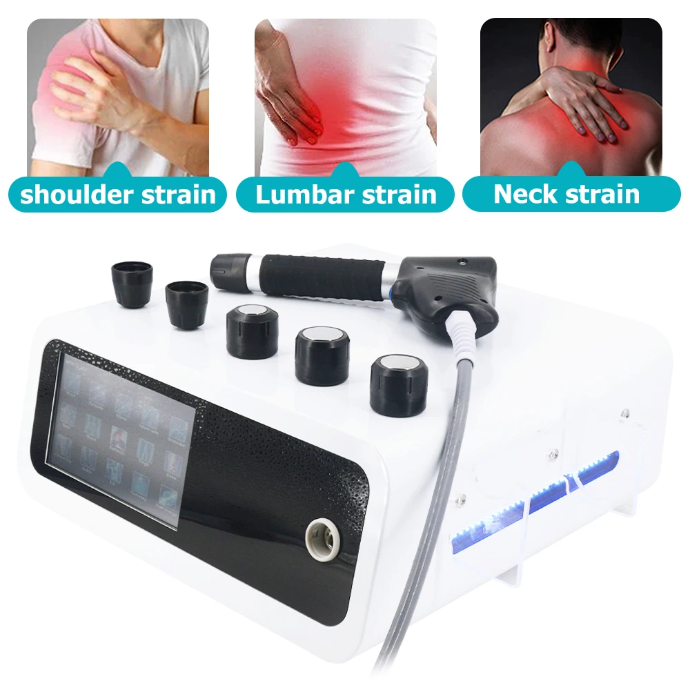 

Аппарат для пневматической ударно-волновой терапии ED для облегчения боли в пояснице, профессиональный массажер для тела с ударно-волновой терапией