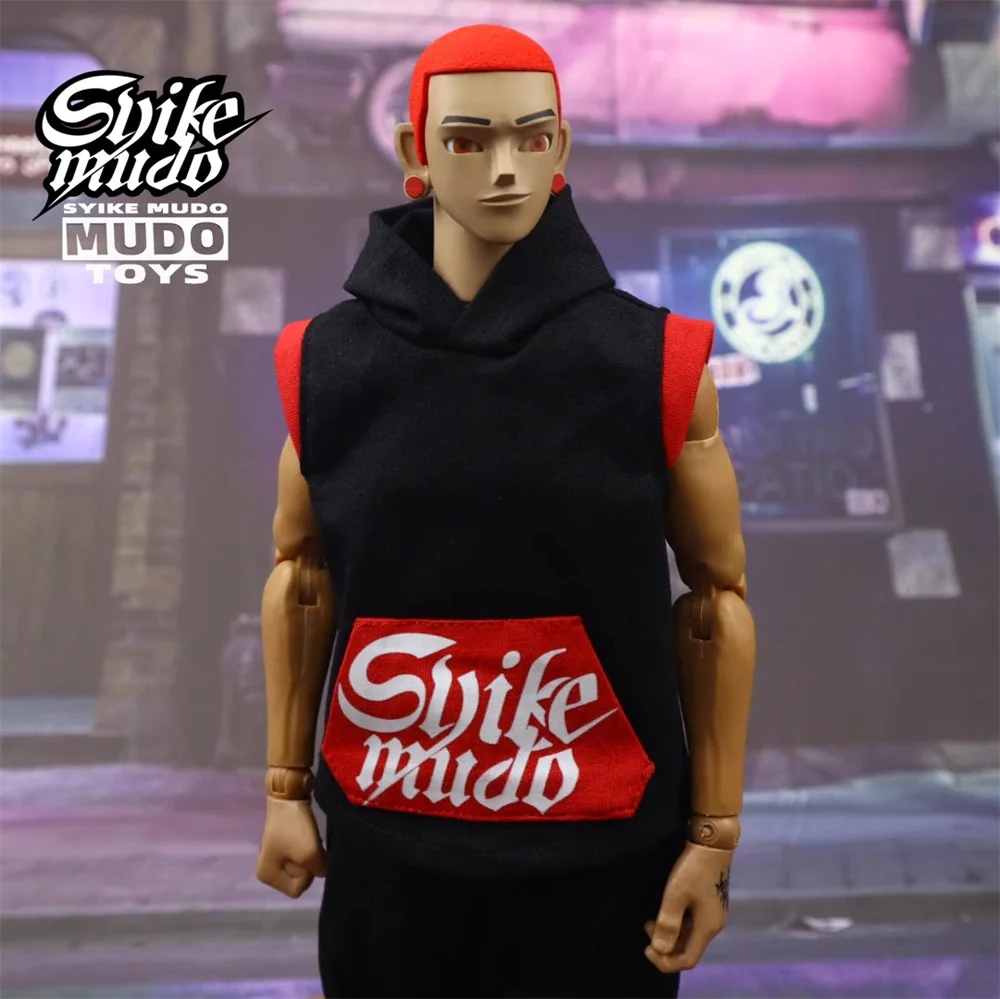 Hete Verkoop 1/6e Mode Gratis Stijl Hoodie Vest Jack Multi Color Voor 12 "Sterke Muscle Worldbox At027 M35 Action Figure Collect