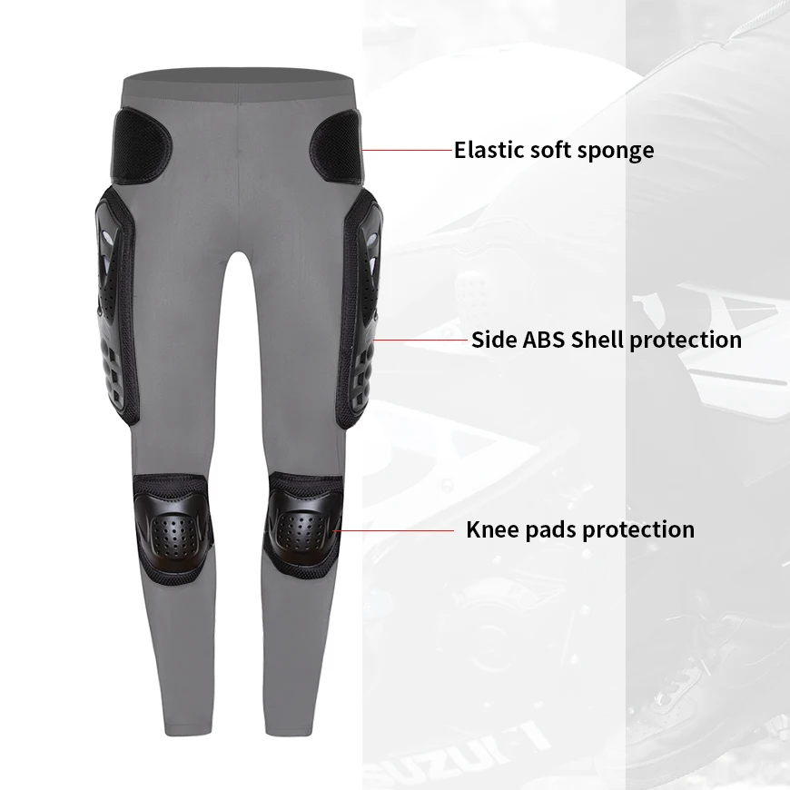 Motorcycle Riding Pants Moto Armor Pants Cycling Motocross Pants Motorbike Protective Gear Knee Protector Hip Leg Protection Pan