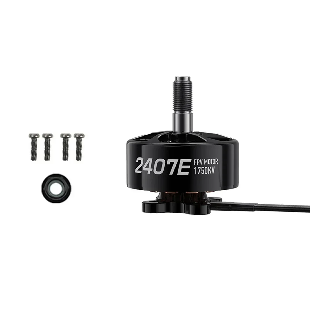 GEPRC SPEEDX2 2407E 1750KV borstelloze motor - hoog koppel, 7075 aluminium, N52H-magneten voor 5-6 "FPV Racing Drone Quadcopter DIY