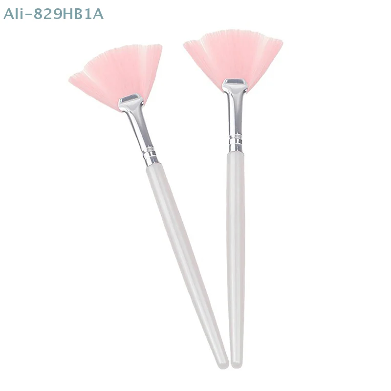 Facial Skin Care Brush Fan Shaped Facial Makeup Mask Brush Soft Bristle Cosmetic Brush Beauty Salon Supplies Spa Beauty Tools