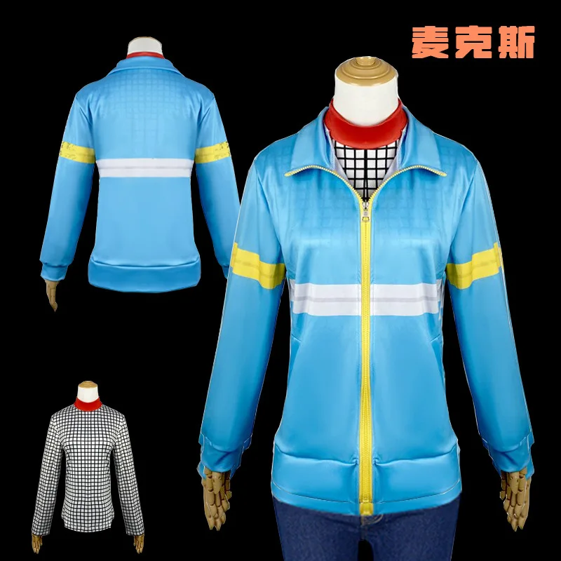 

Max Cosplay Outfit ST4 Inspired Graphic T-Shirt and Jeans Set for Halloween Party