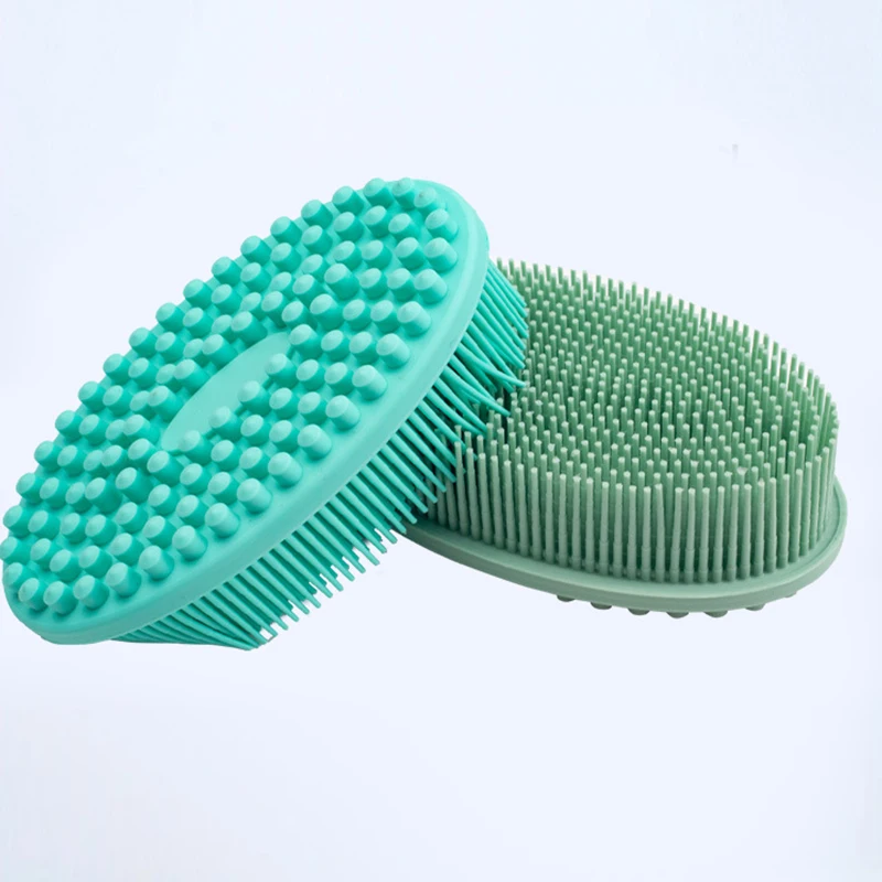 Silicone Body Scrubber Wholesales loofah brush Washing Comb Bath Brush Body Scrubber Bristles Scalp Massager Exfoliating