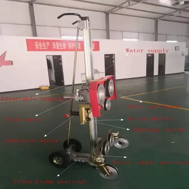 wire saw hine stand for