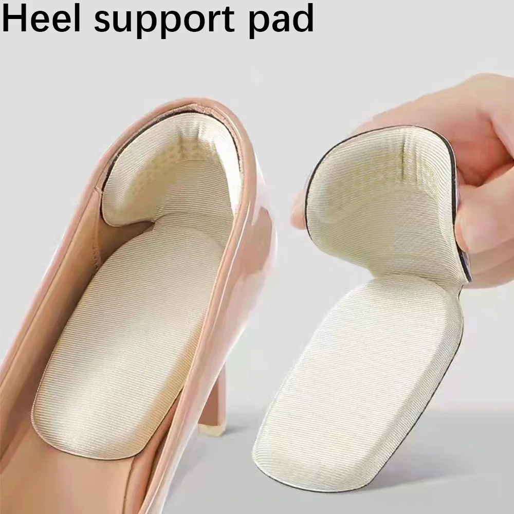 T-förmige Schwamm-Fersenaufkleber, Schuhkissen, Fersenschutz für Schuhe, High Heels, Einsätze, Fersenpolster, Schuhversteller, Damen, halbe Einlegesohlen