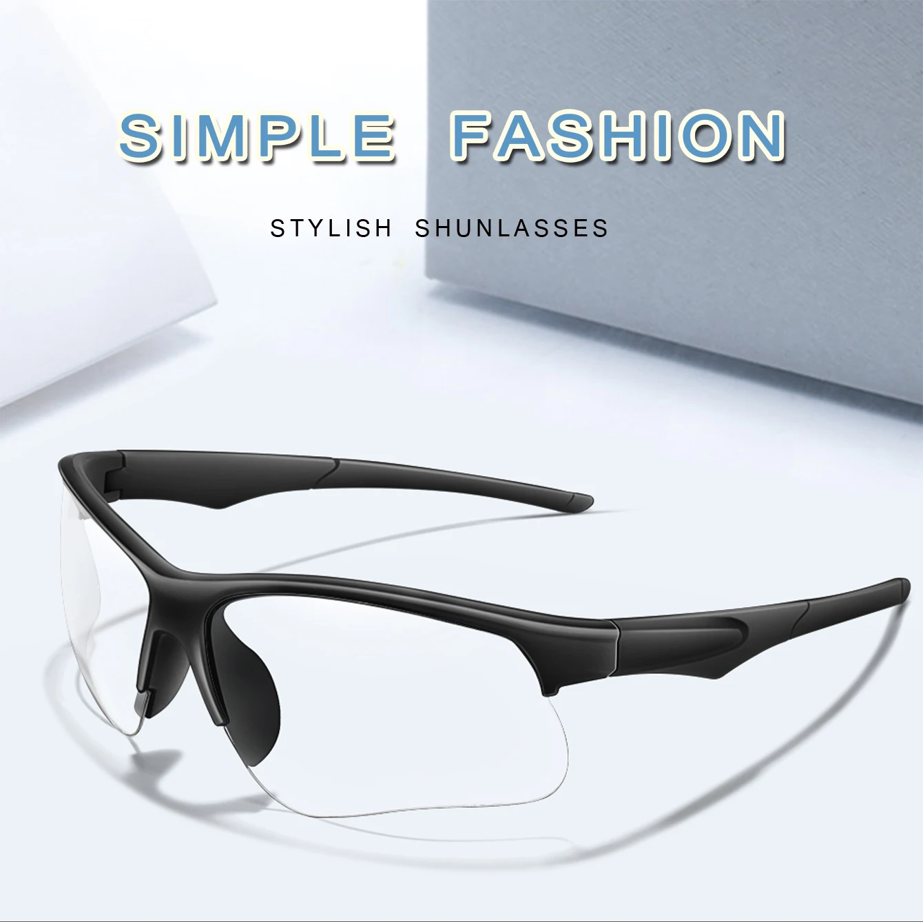 Photochrome Outdoor-Sport-Anglerbrille für Herren und Damen, MTB, Radfahren, Laufen, Wandern, Sonnenbrille, von Sonnenlicht zu Grau – Detail 1
