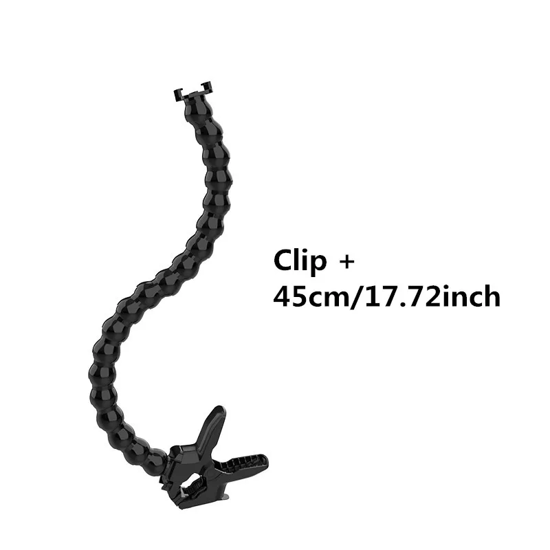 Halterung Flex Clamp Arm Schwanenhals halterung für Gopro Hero 13 12 11 10 9 8 Halterung für Smartphone Action Kamera Zubehör – Detail 14