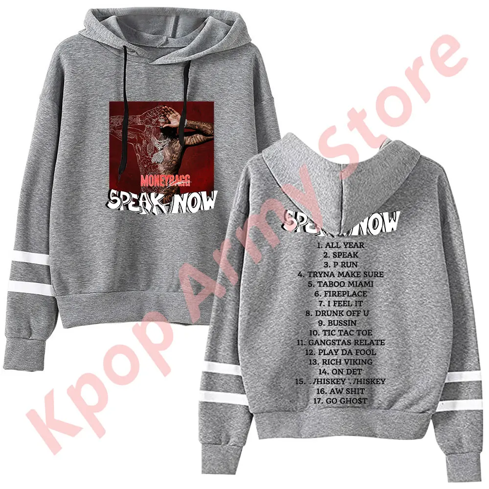 Moneybagg Yo Speak Now Album Merch Hoodies New Logo Sweatshirts Women Men Fashion Casual Long Sleeve Pullovers