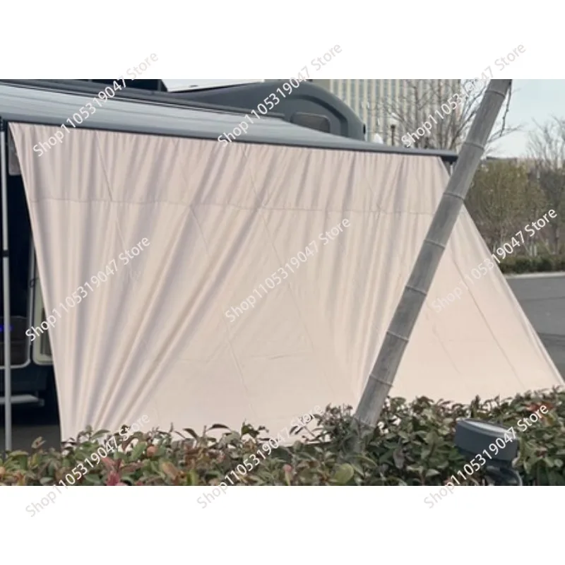 Outdoor Car Side Slide Awning Retractable Car Side Awning RV Expansion Side Canopy Oxford Fabric