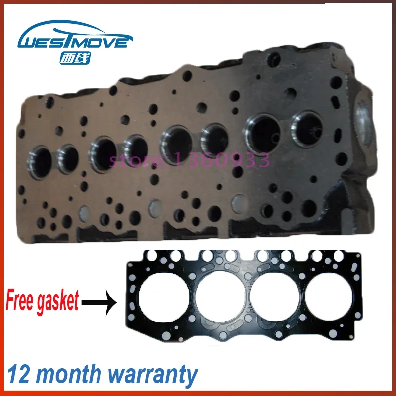 J2 diesel Engine cylinder head for Kia Pregio Bongo Besta GS K2700 2665CC 2.7 D 8V 1998-  OK65A-10-100 OK65C-10-100 909 060