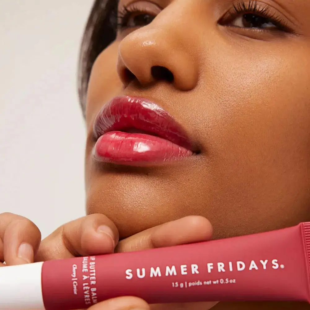 Bálsamo labial hidratante de verano para mujer, bálsamo labial de 15ml, suavizante de líneas de labios, nutrición duradera para el cuidado diario, maquillaje, cuidado de los labios