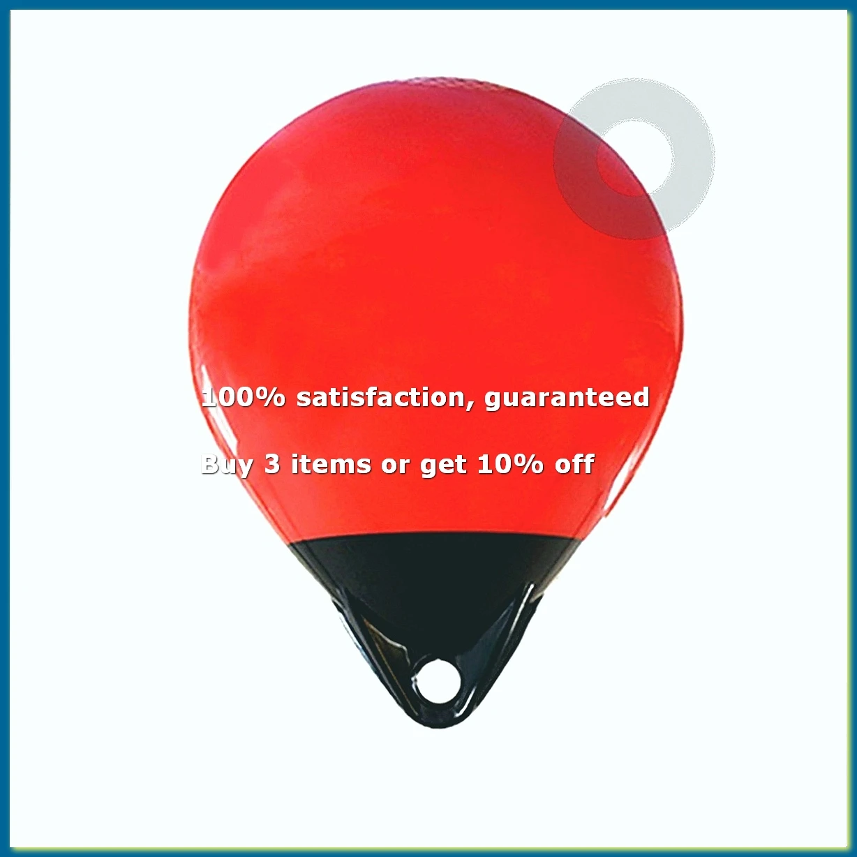 ●Heavy Duty PVC Boat Fenders Ball Round Anchor Buoy Dock Bumper Ball Inflatable Protection Marine Mooring Buoy Red