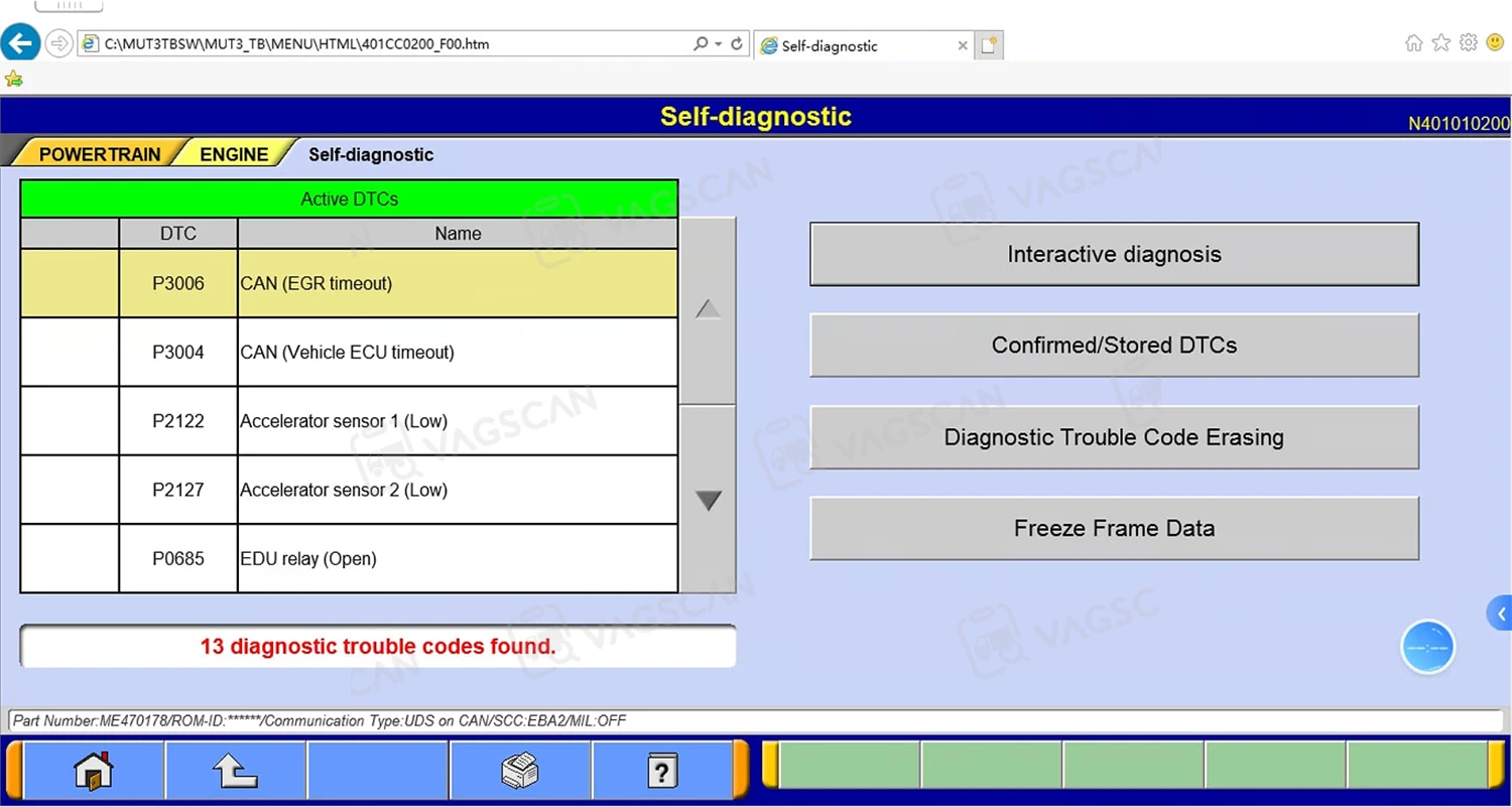 العلامة التجارية الأصلية الجديدة! أداة تشخيص الشاحنة لـ MUT3 M·UT I·II Mits·ubishi dia·gnostic Tool