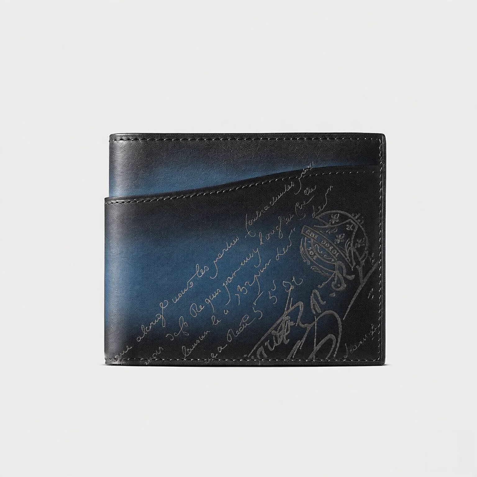 DIMY 2026 New Men's Short Wallet Vintage Hand Rubbing Craftsmanship Imported Head Layer Calfskin