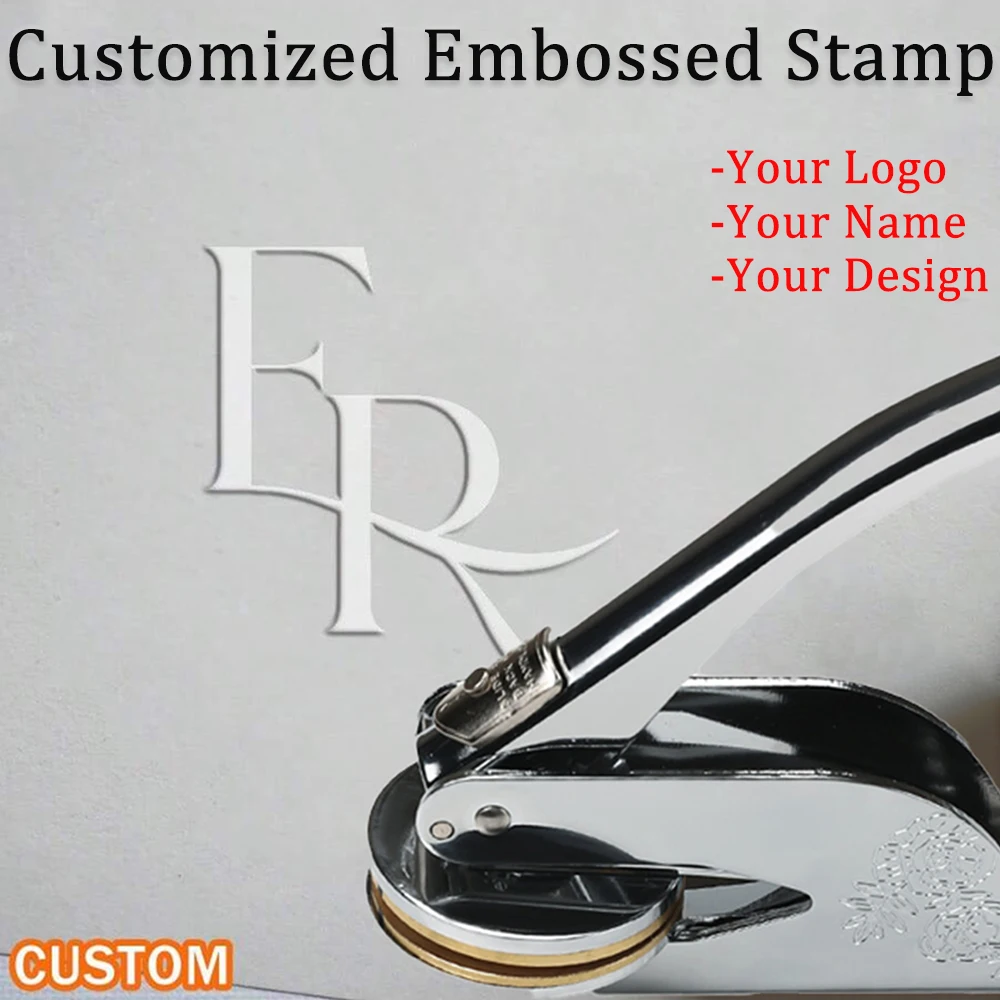 

BOOK EMBOSSER Персонализированная серия «Животные, растения и книги», индивидуальный тиснение, на заказ из библиотеки книжного штампа