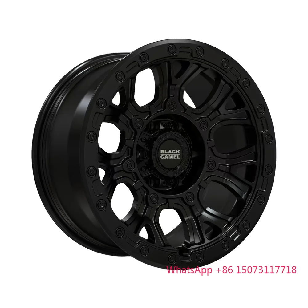 

Customizable 17-18inch BLACK CAMEL Forged Aluminum Alloy Wheel Hub PCD6X139.7 4X4 Offroad Cars Rims for Pickup & SUV