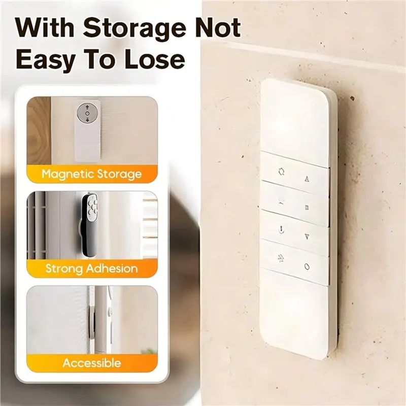 ABUO Magnetic Remote Control Holder 30 Pack Wall Mounted Strong Adhesive Organizer for TV AC Remote