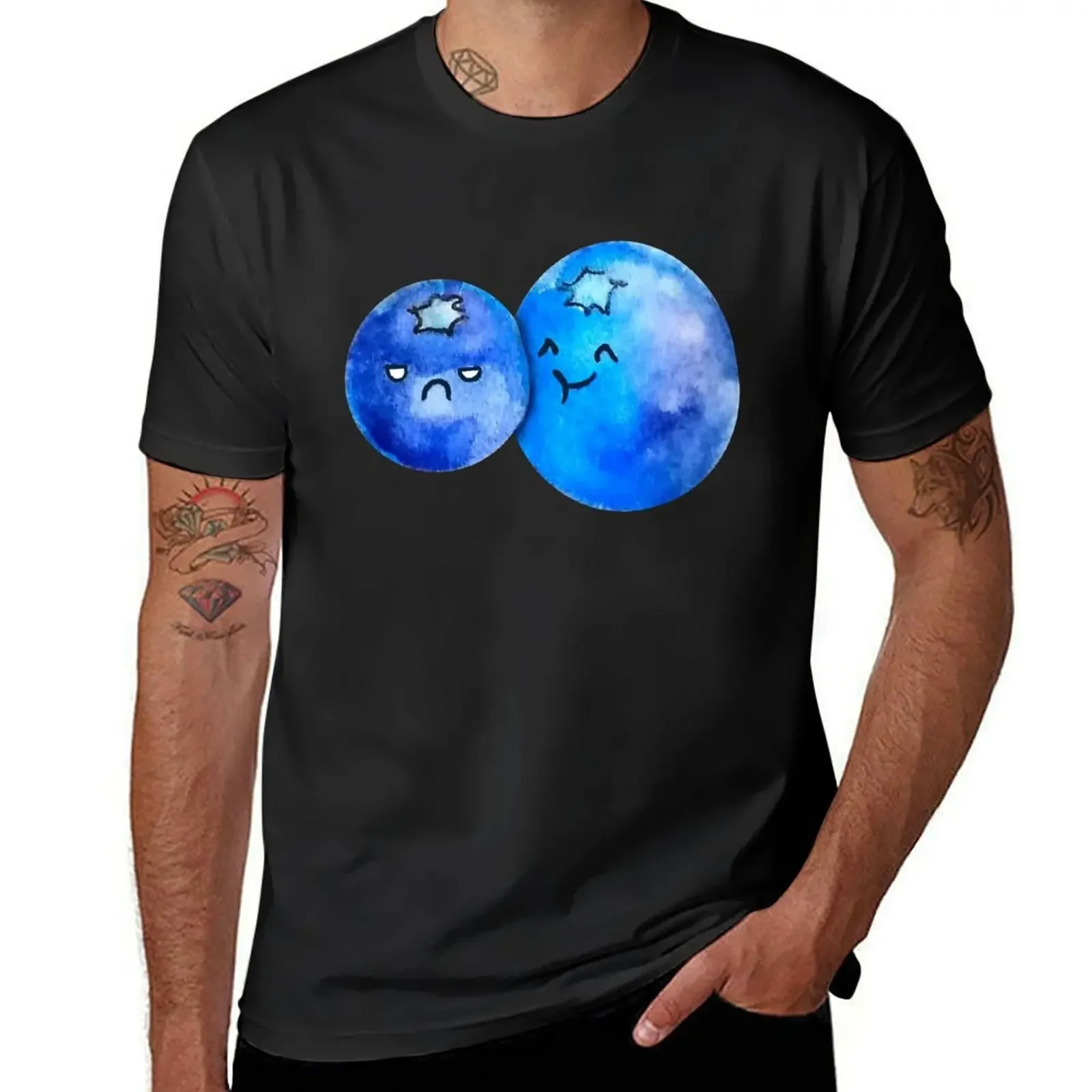 Blueberry Friends T-shirt customizeds plus size tops t shirts men