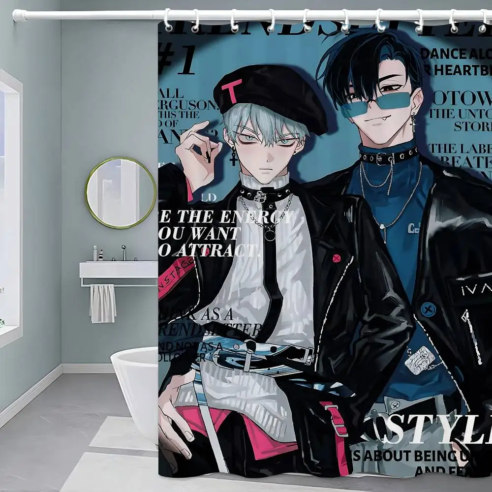 

Alien Stage Anime Ivan Till Anime Shower Curtain, Bathroom Decorative Shower Curtain, Waterproof Shower Curtain With Hooks