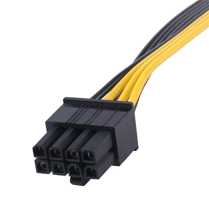 

Новый-PCI-E 8-контактный разъем «папа» на двойной 8-контактный (6 + 2) штекерный кабель адаптера питания PCI Express для модульного кабеля питания EVGA 60 см + 20 см