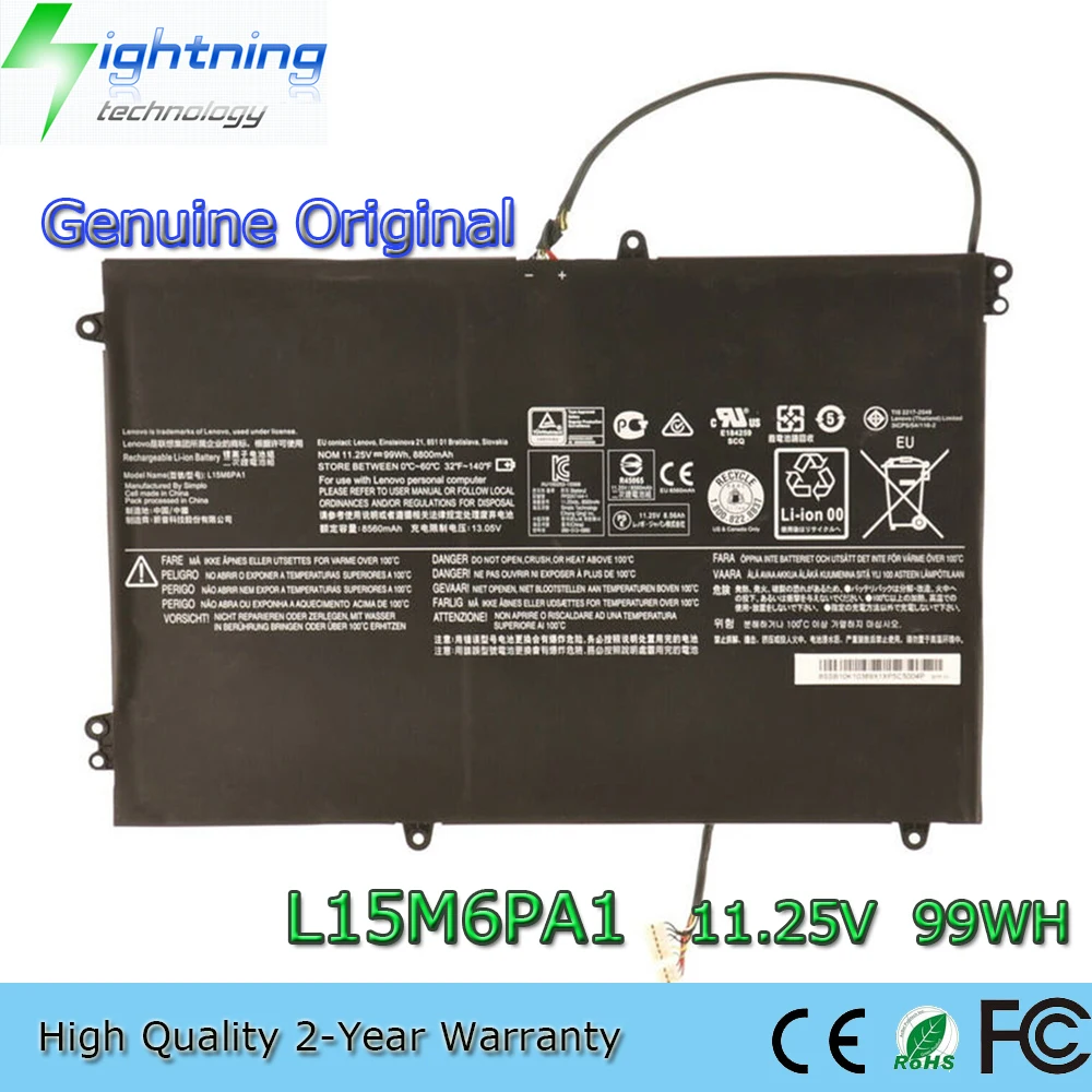 

New Genuine Original L15M6PA1 11.25V 99Wh Laptop Battery for Lenovo All In One Horizon 2 27