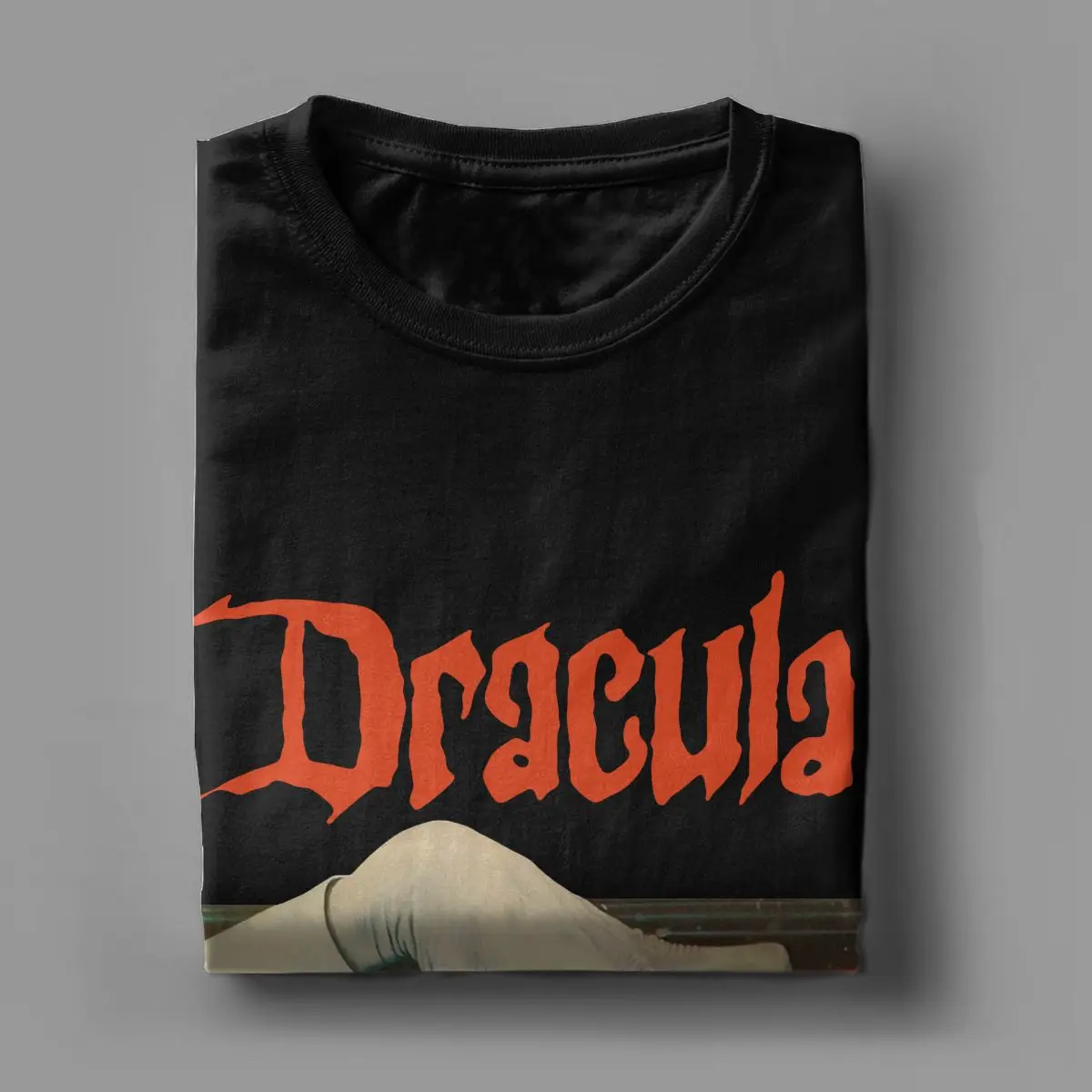 Camiseta Vintage de Drácula para hombre, camisa de manga corta con cuello redondo, 100% algodón, Idea de regalo