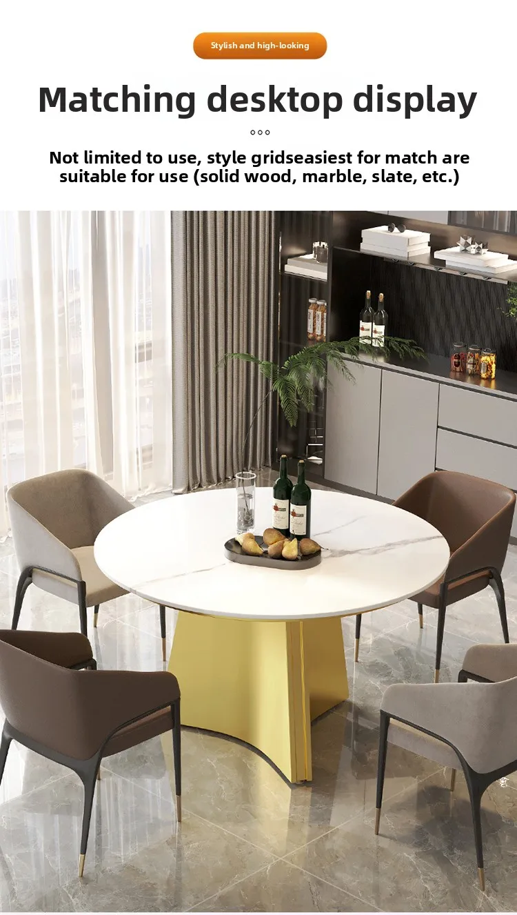 Основание обеденного стола, каменная плита, ножки стола, мраморные круглые ножки, бытовой роскошный каменный круглый кронштейн для ног