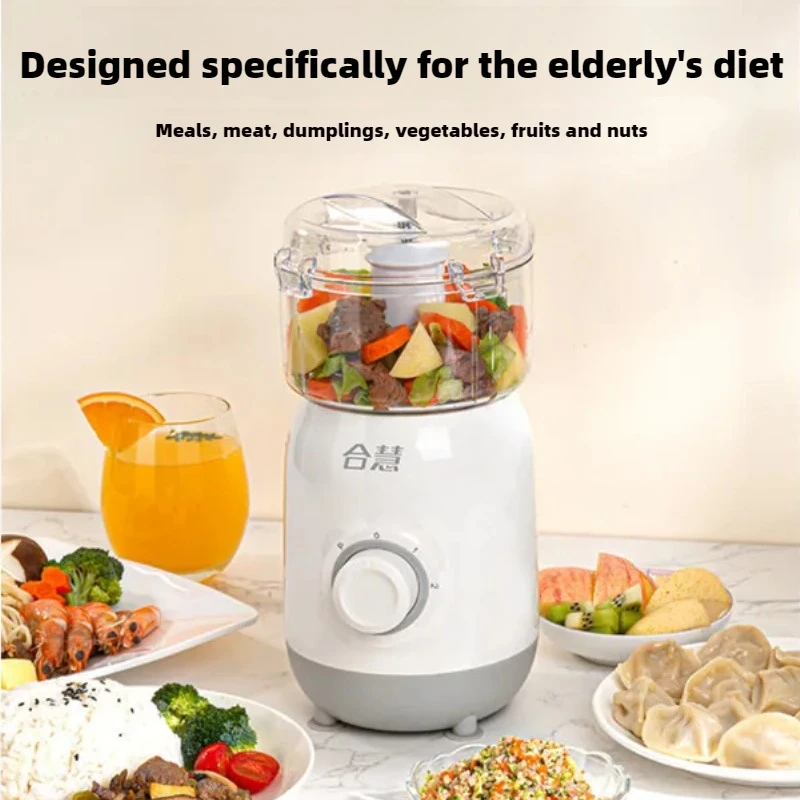 Elderly Food Grinder, Meal Mixer and Crusher, Rice Paste and Food Processor for Patients, Household Use, Easy Meal Prep Tool