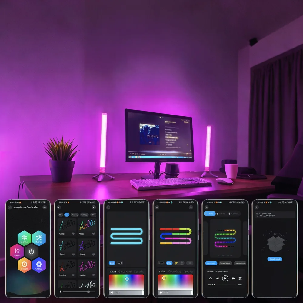 Gaming Room LED Desktop Atmosp - Audio Music Visualizer review and price
