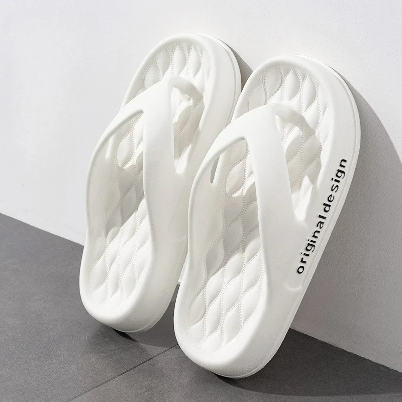 

Women's Slippers Platform Flip Flops Summer Solid Color Indoor Slippers Non-slip Casual Women Sandals Outdoor Soft Sole Slippers