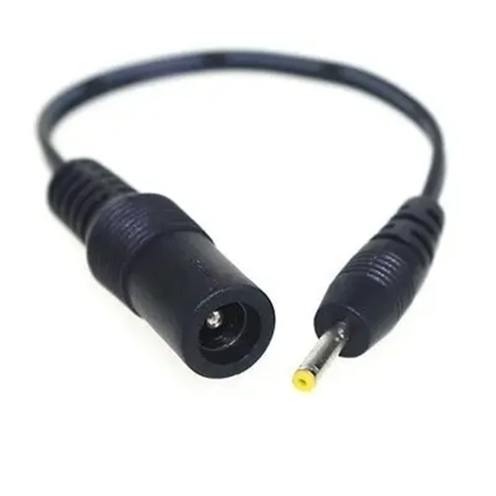 Enchufe macho de 2,5mm x 0,7mm a enchufe hembra de 5,5mm x 2,1mm, cable adaptador de corriente CC