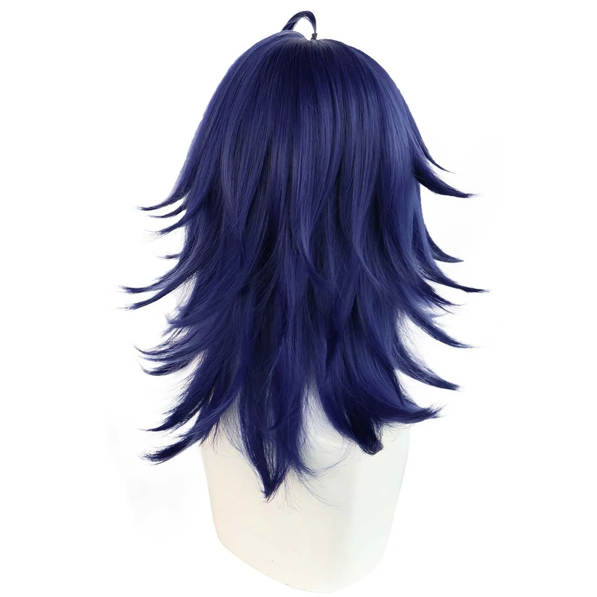 2026 quality Goods Halloween Party Game Genshin Impact Cosplay Ororon Short Blue Hair Wig