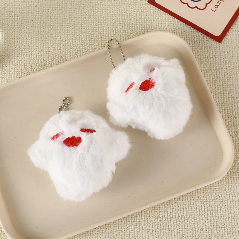 IFYOUOO Hutao تأثيري المفاتيح للجنسين شبح قلادة أفخم دمية حلقات المفاتيح اكسسوارات سلسلة مفاتيح حقيبة للحمل السحر #5